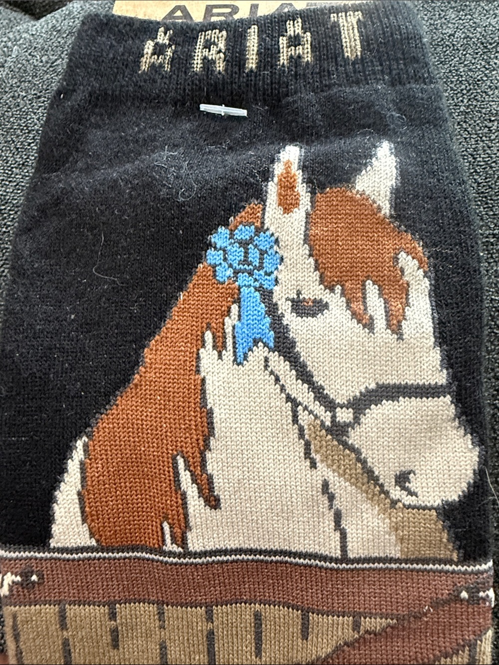 Horse crew socks NWT - Picture 3 of 3